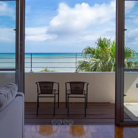 Ocean Front Condo Blue Point Okinawa Yomitan Exterior photo